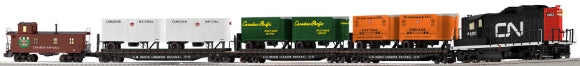CANADIAN NATIONAL PIGGYBACK SET - LEGACY SCALE GP9 #4463 (NEW IN BOX)