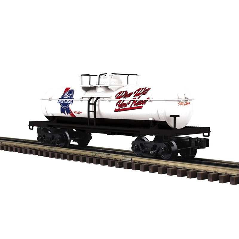 ATLAS O TRADITIONAL O/O27 TANK CAR PABST BLUE RIBBON 1844, 1867 3-RAIL