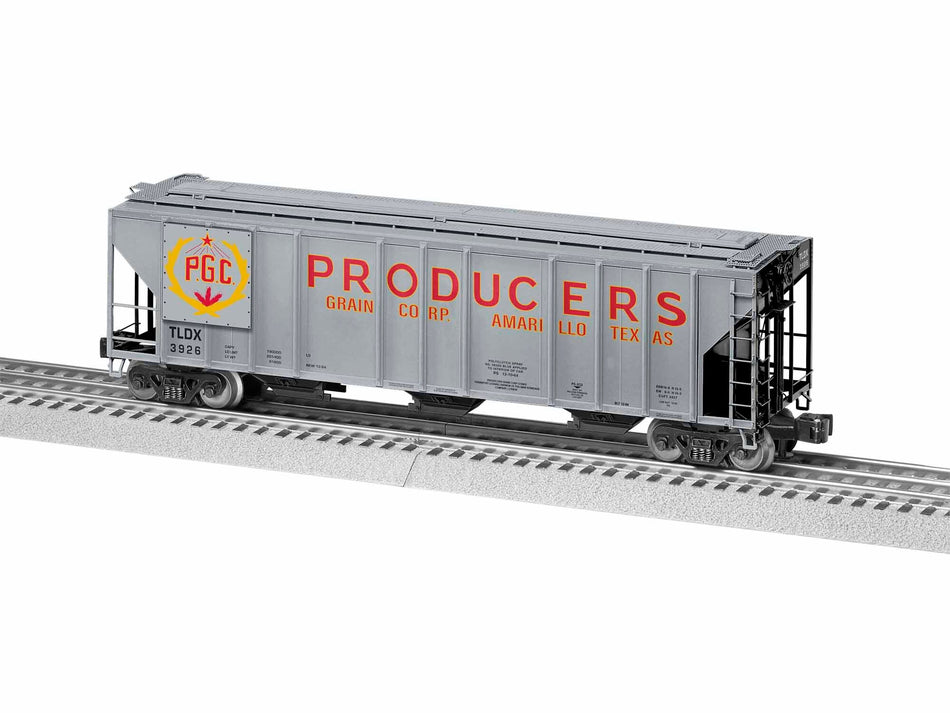 LIONEL PRODUCERS GRAIN PS-2CD 4427 COVERED HOPPER #3926