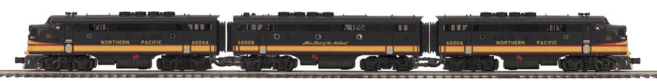 NORTHERN PACIFIC O SCALE PREMIER F-3 ABA DIESEL SET - WITH PROTO-SOUND 2.0 (NEW IN BOX)