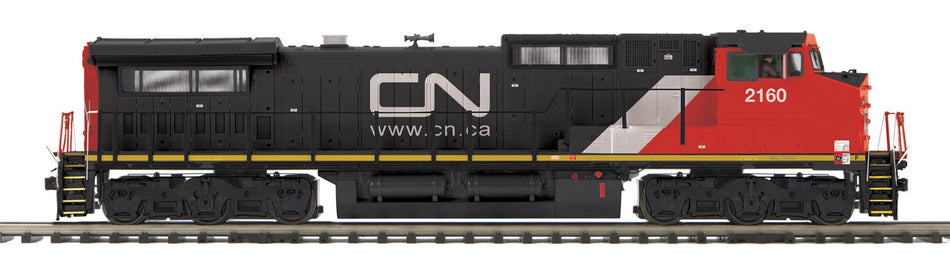CANADIAN NATIONAL DASH-8 DIESEL ENGINE W/PROTO-SOUND 3.0 (HI-RAIL WHEELS) #2160