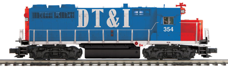 DETROIT TOLEDO & IRONTON #354 GP-35 LOW HOOD DIESEL ENGINE W/PROTO-SOUND 3.0 (HI-RAIL WHEELS)