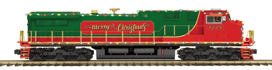 LOCOMOTIVE DIESEL AC4400CW DE NOËL AVEC PROTOSOUND 3.0 ET PHARES À DEL