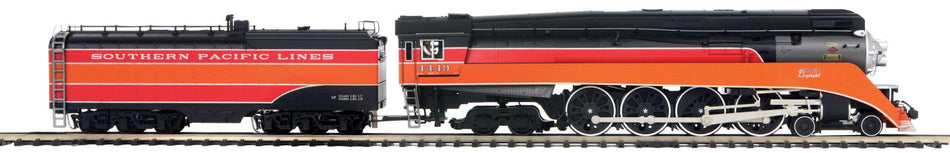 SOUTHERN PACIFIC LINES O SCALE PREMIER 4-8-4 GS-4 STEAM ENGINE WITH PROTO-SOUND 3.0 (HI-RAIL WHEELS)