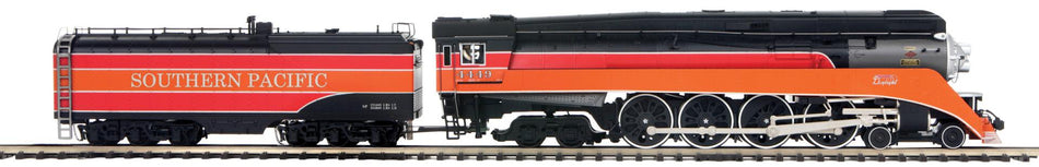 SOUTHERN PACIFIC LINES O SCALE PREMIER 4-8-4 GS-4 STEAM ENGINE WITH PROTO-SOUND 3.0 (HI-RAIL WHEELS)