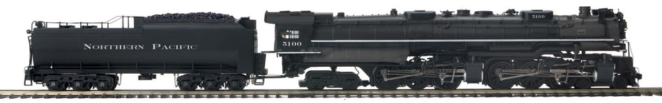 NORTHERN PACIFIC O SCALE PREMIER 4-6-6-4 Z-6 CHALLENGER STEAM ENGINE WITHPROTO-SOUND 3.0 (HI-RAIL WHEELS)