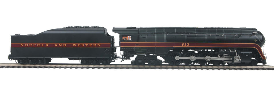 NORFOLK AND WESTERN O SCALE PREMIER 4-8-4 J STEAM LOCOMOTIVE WITHPROTO-SOUND 3.0 (HI-RAIL WHEELS)