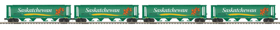 SASKATCHEWAN 4-CAR 100 TON HOPPER CAR SET