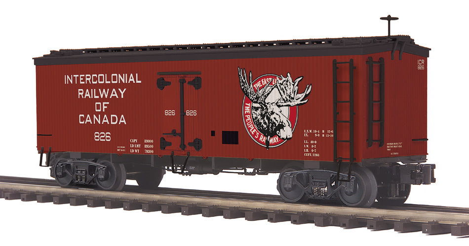 CUSTOM RUN - INTER COLONIAL RAILWAY OF CANADA 36FT WOODSIDE REEFE #837