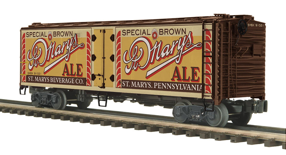 ST. MARY'S ALE 40'TEEL SIDED REEFER CAR