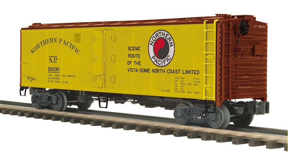 NORTHERN PACIFIC 40' STEEL SIDED REEFER CAR