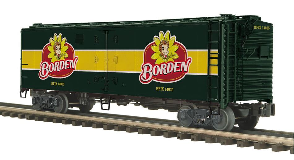 BORDEN'S MILK 40' STEEL SIDED REEFER CAR