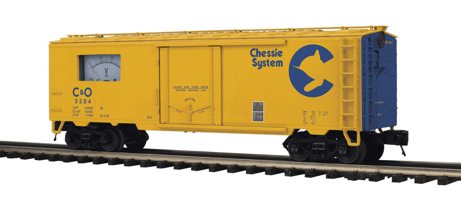 CHESAPEAKE & OHIO 40' STEEL SIDED POWER METER CAR