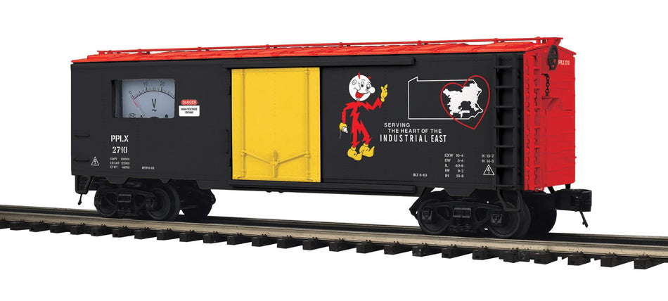 PENNSYLVANIA POWER & LIGHT  40' STEEL SIDED POWER METER CAR