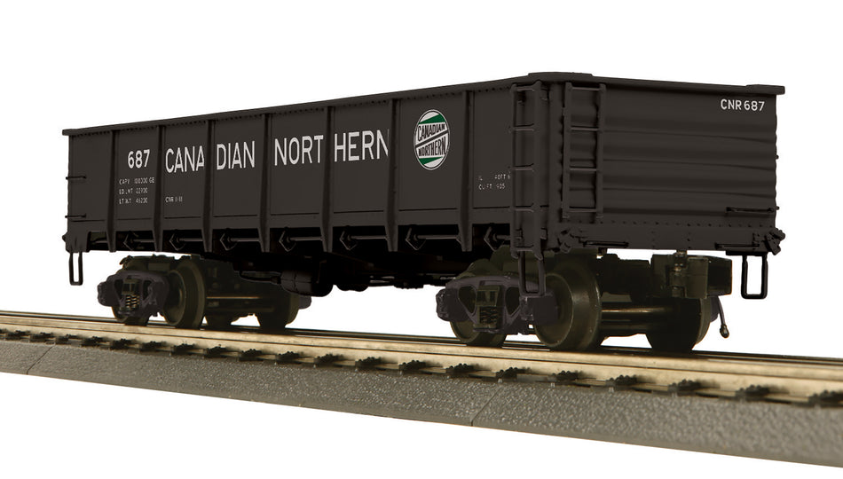 CANADIAN NORTHERN 55 TON ALL STEEL DROP BOTTOM GONDOLA CAR #687