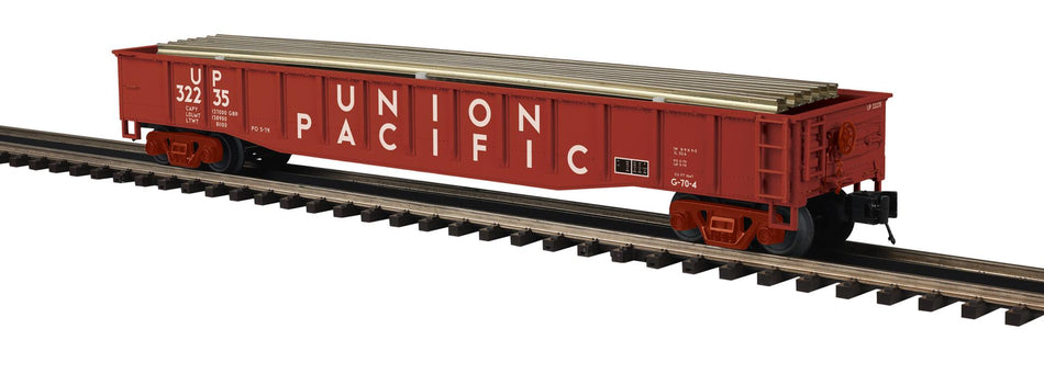 UNION PACIFIC GONDOLA WITH RAIL LOAD (2 PACK)