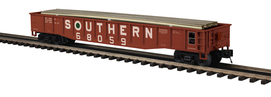 SOUTHERN GONDOLA WITH RAIL LOAD (2 PACK)