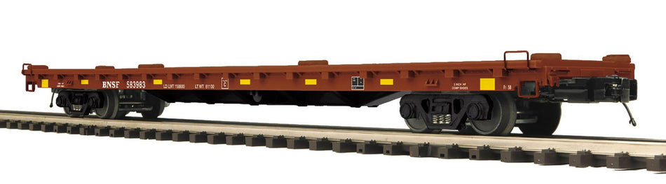 Wagon plat BNSF de 60 pieds