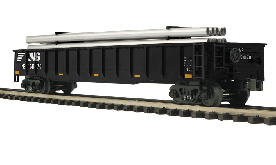 NORFOLK SOUTHERN GONDOLA W/PIPE LOAD (TWO PACK - BOTH CAR NUMBERS)