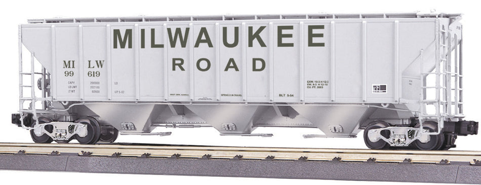 MILWAUKEE ROAD PS-2CD HIGH-SIDED HOPPER CAR