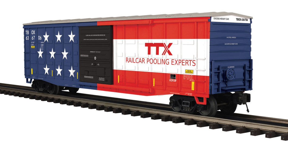 TTX 50' WAFFLE BOX   - SEMIQUINCENTENNIAL SCHEME