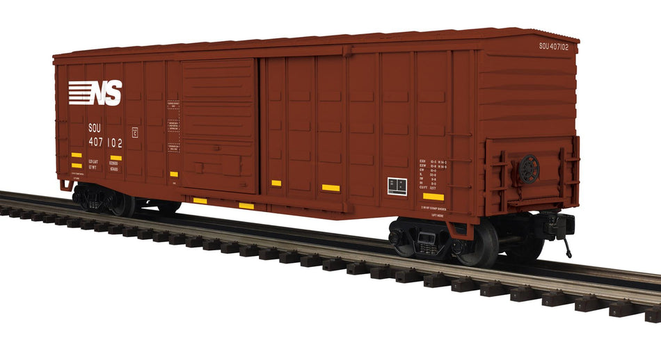 NORFOLK SOUTHERN 50' WAFFLE BOX  #407102, 409065