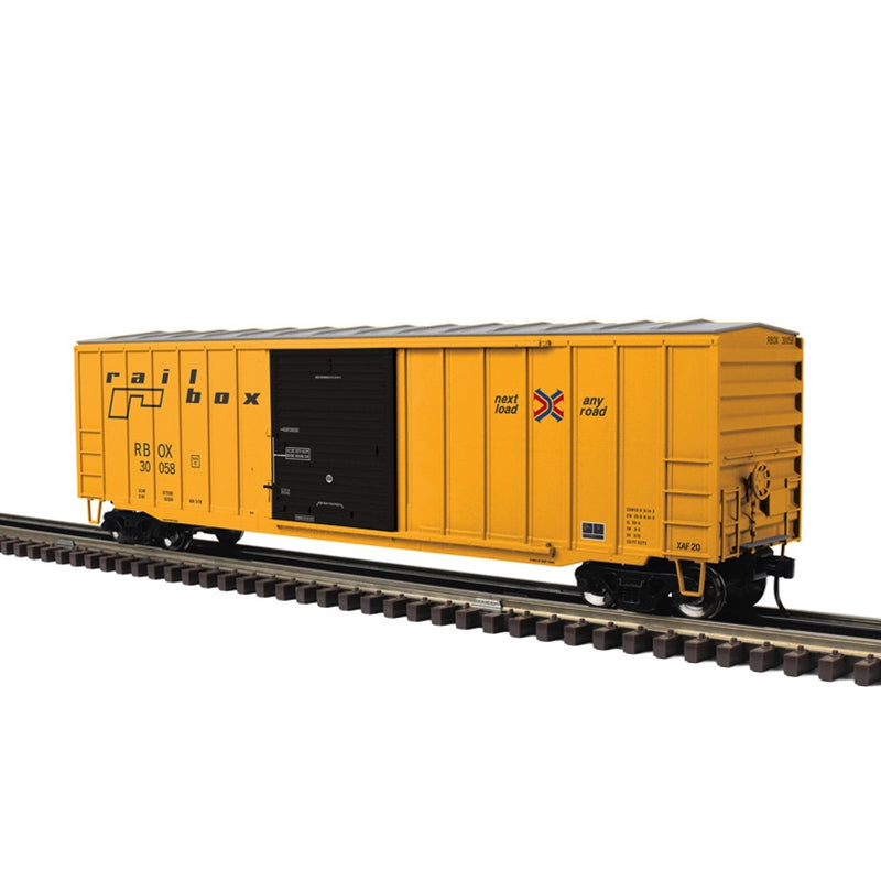ATLAS O 50'6 BOXCAR RAILBOX (SMALL LOGO) 30058, 30134 2-RAIL