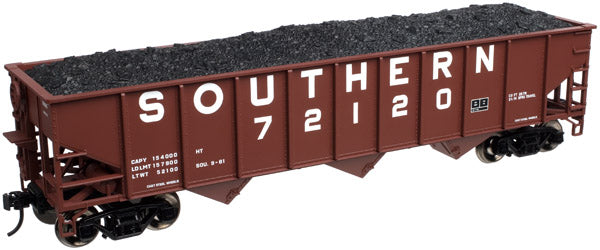 70 TON 3-BAY OPEN HOPPER - SOUTHERN (80S REPAINT) #72120