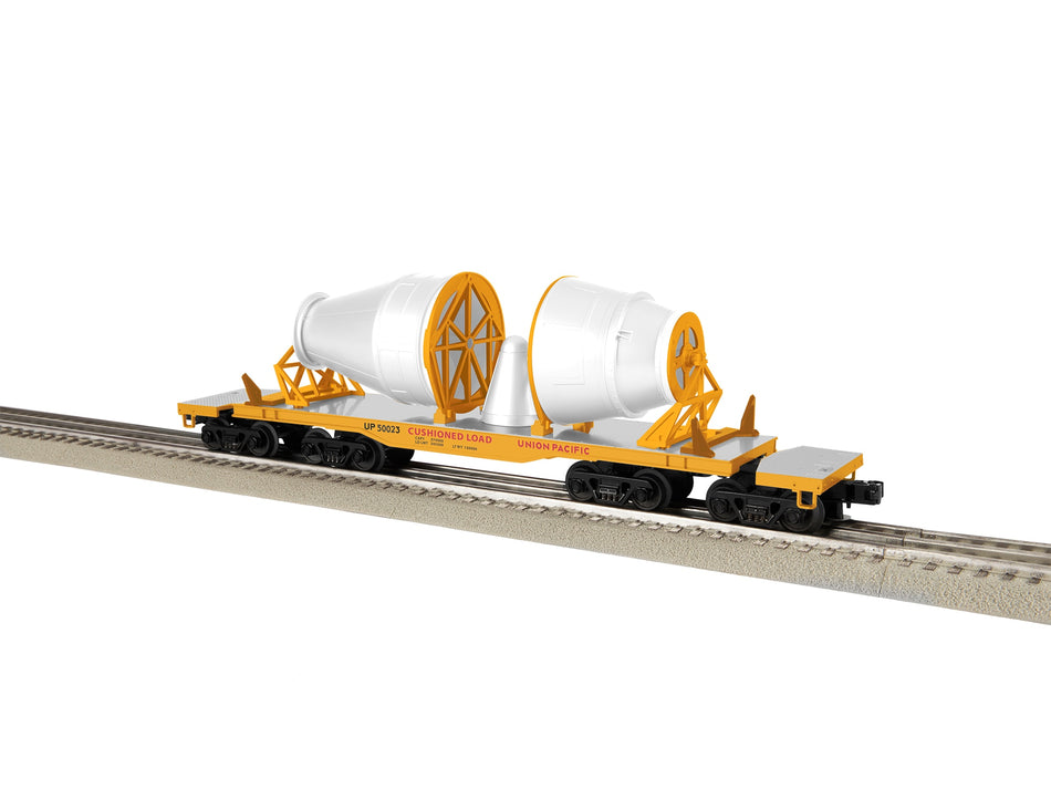 UNION PACIFIC ROCKET BOOSTER FLATCAR 5-PACK W/ROCKET