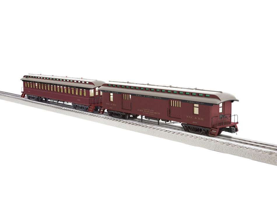 NEW YORK CENTRAL WOOD BAGGAGE/COACH 2-PACK