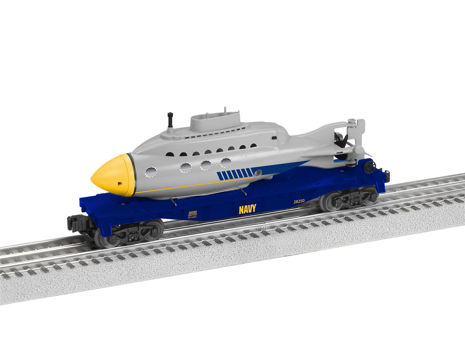 NAVY SUB FLATCAR