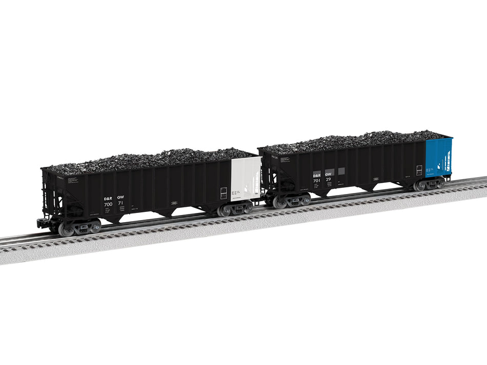 DENVER & RIO GRANDE 100T HOPPER 2-PACK C