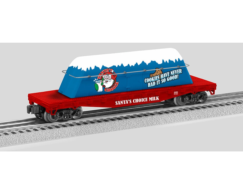 SANTA'S CHOICE MILK CARTON FLATCAR