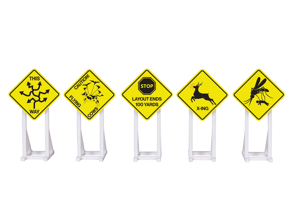 UNIQUE ROADSIGNS (5) PACK #2