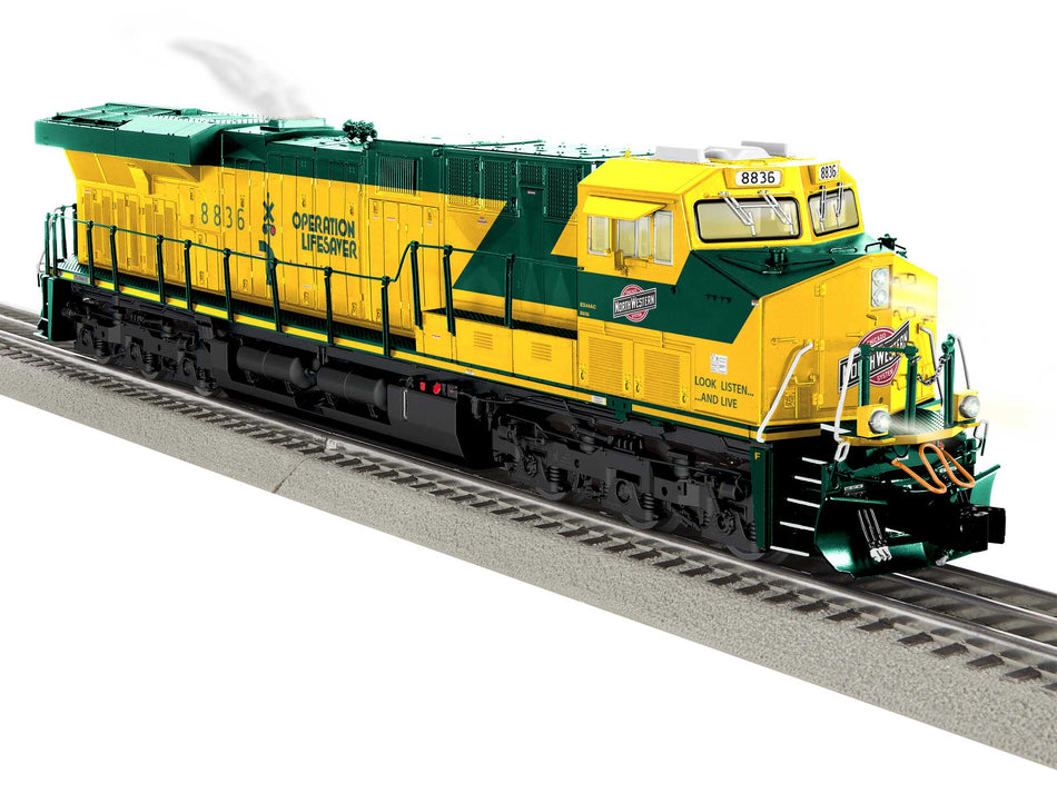 CHICAGO NORTHWESTERN LEGACY ES44AC #8836
