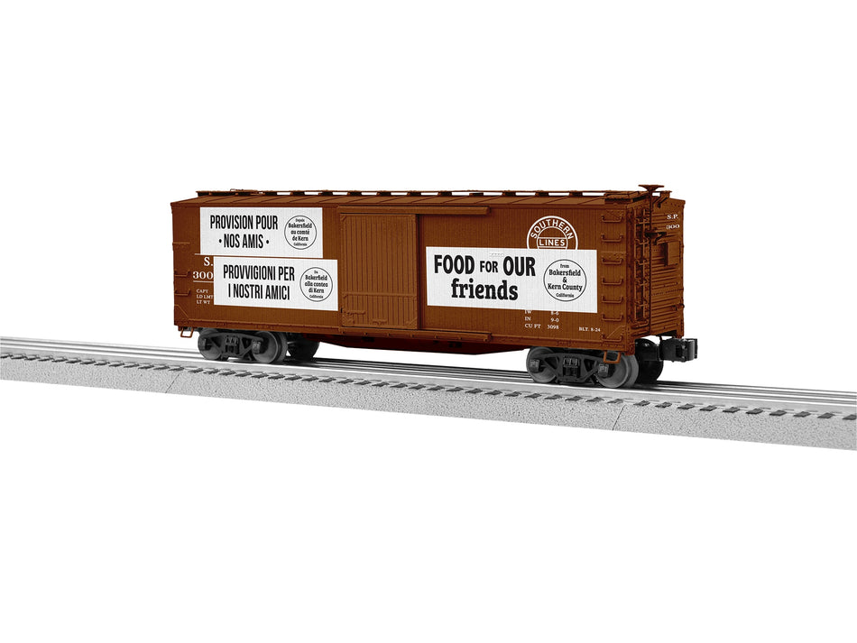 SOUTHERN PACIFIC FRIENDSHIP TRAIN DOUBLE SHEATHED BOXCAR #300