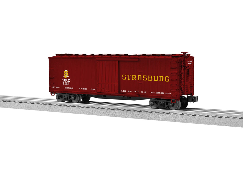 STRASBURG DOUBLE SHEATHED BOXCAR #103
