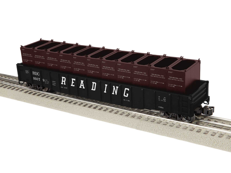 READING PS-5 GONDOLA #33079 - WITH COKE CONTAINERS