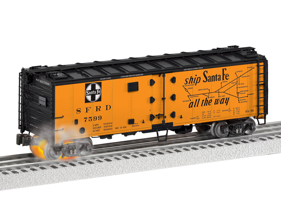 ATSF HOTBOX REEFER