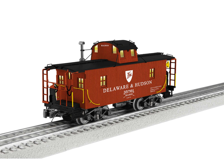 DELAWARE & HUDSON N6B WOODSIDE CABOOSE #35701