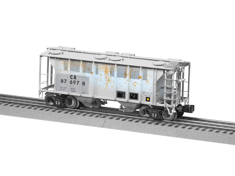 CONRAIL PS-2 WEATHERED COVERED HOPPER #876978