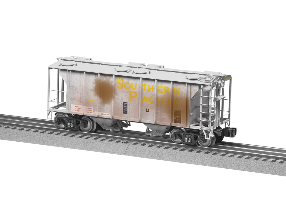SOUTHERN PACIFIC PS-2 WEATHERED COVERED HOPPER #402148
