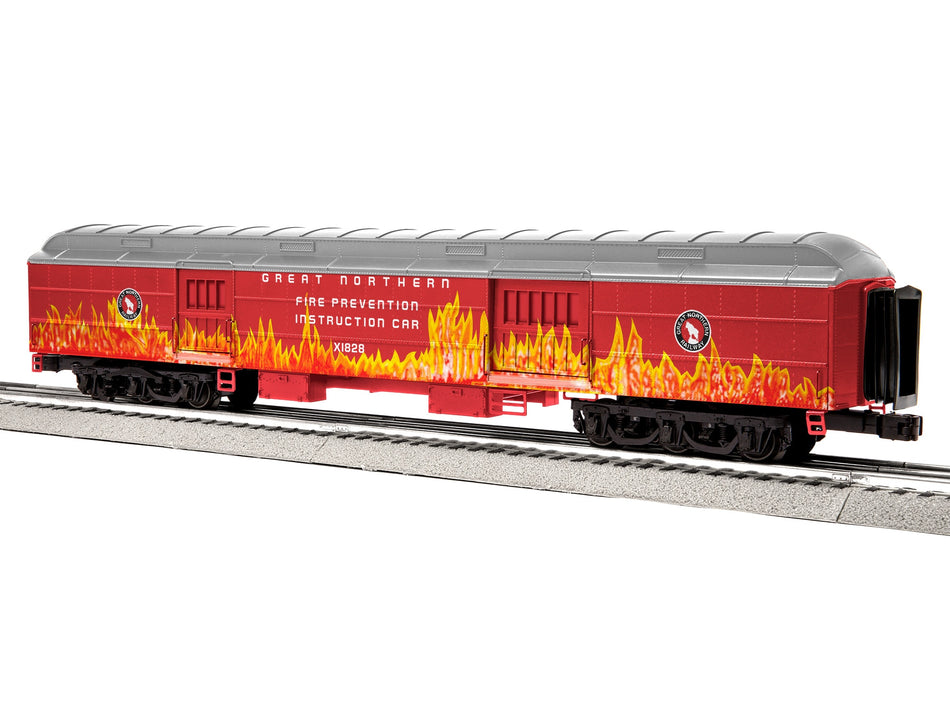 GREAT NORTHERN FIRE PREVENTION 18" TRAINING CAR #X1828