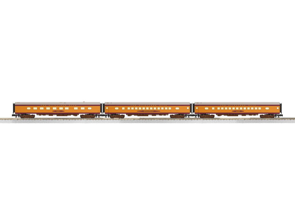 MILWAUKEE ROAD HIAWATHA 18" ALUMINUM 3-PACK
