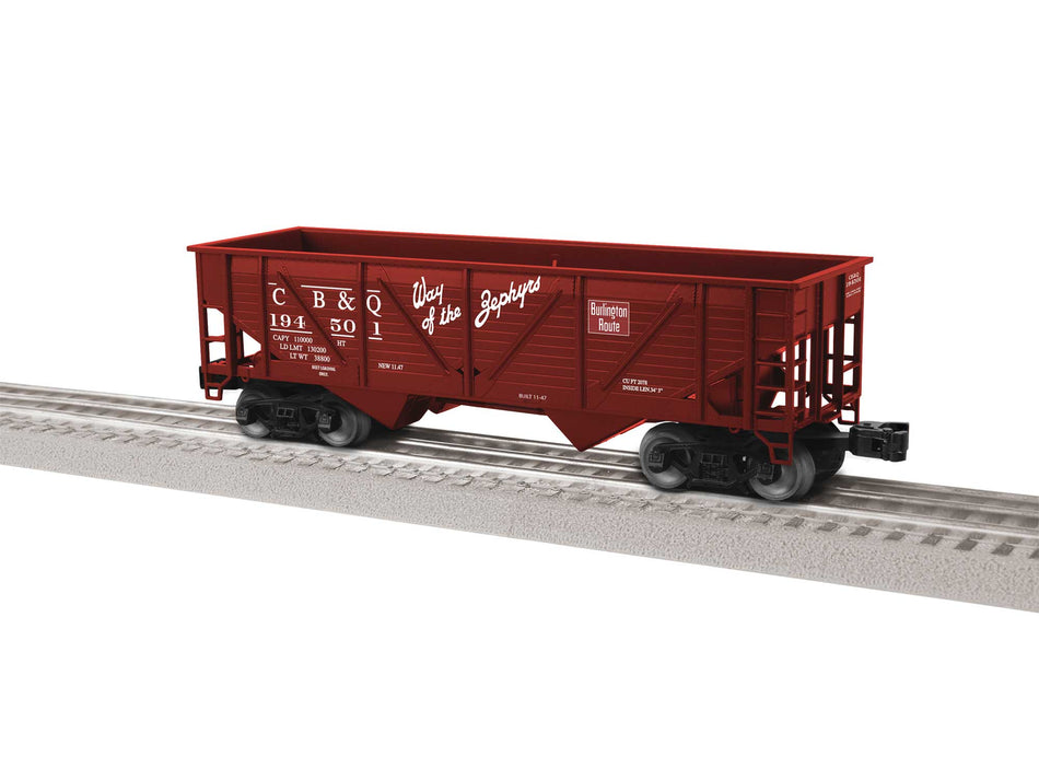 CHICAGO BURLINGTON & QUINCY COMPOSITE 2-BAY HOPPER #194501