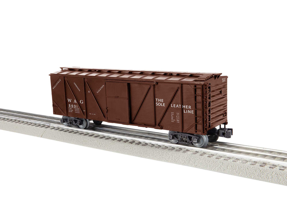 WELLSVILLE ADDISON & GALETON SINGLE SHEATH BOXCAR #5031