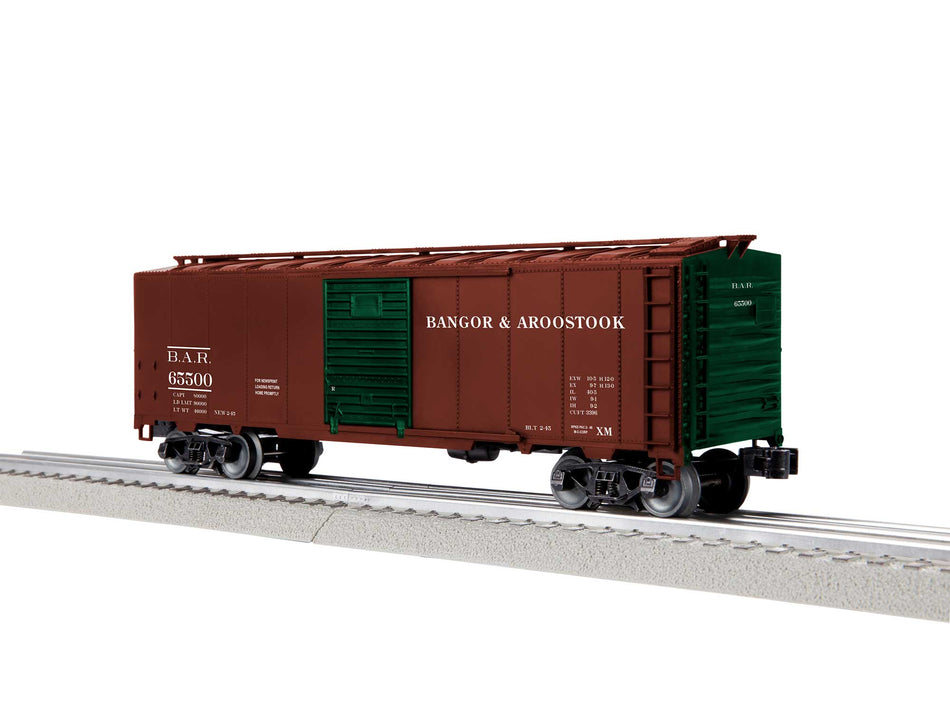 BANGOR AND AROOSTOOK STEEL SIDE BOXCAR #65500