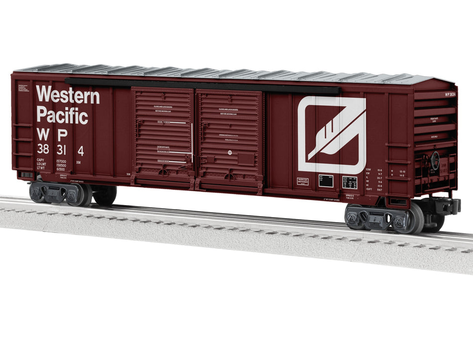 WESTERN PACIFIC STANDARD O DOUBLE DOOR BOXCAR #38314