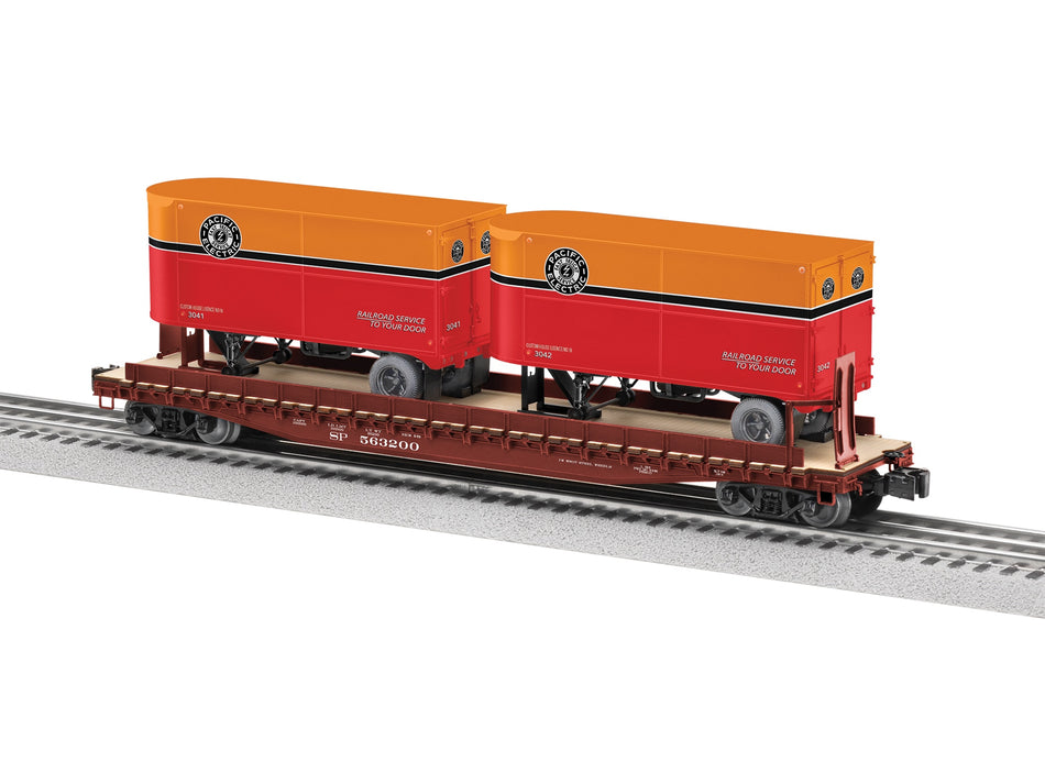 PACIFIC ELECTRIC TOFC #563200 W/2 TRAILERS