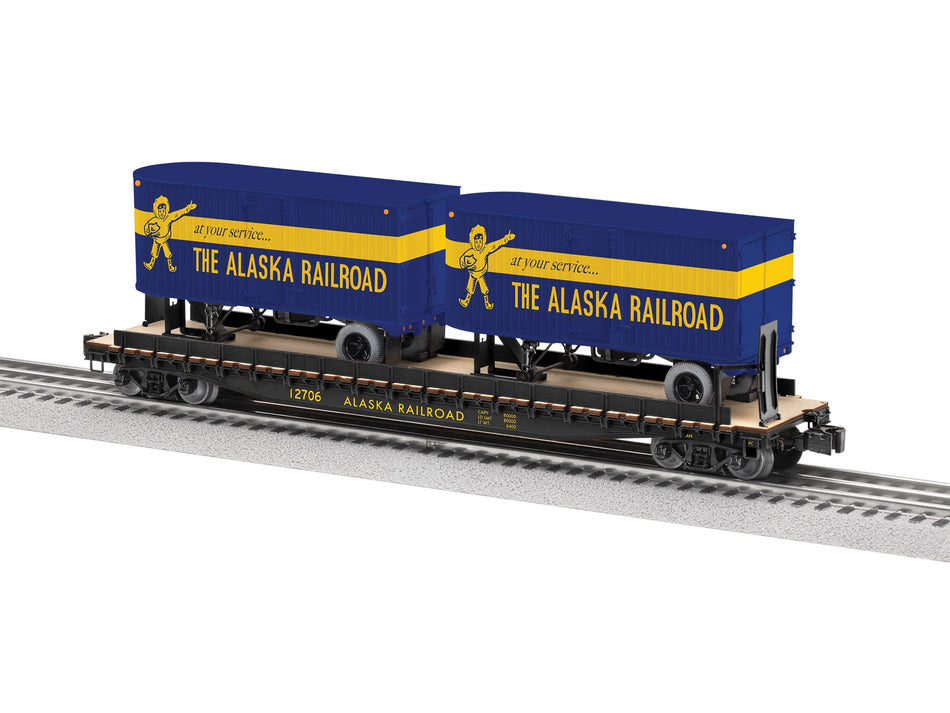 ALASKA TOFC #12706 WITH 2 TRAILERS